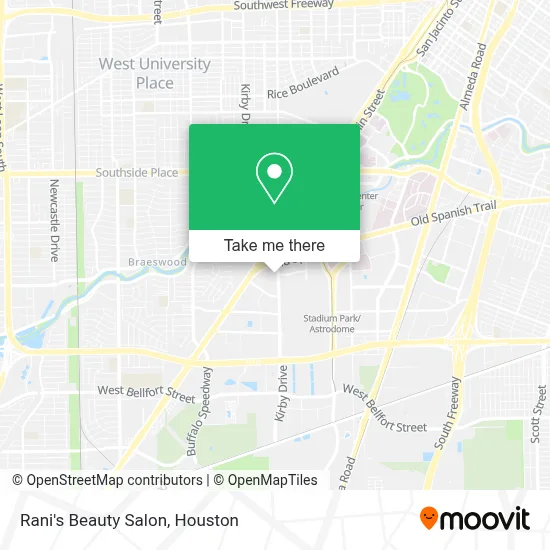 Rani's Beauty Salon map