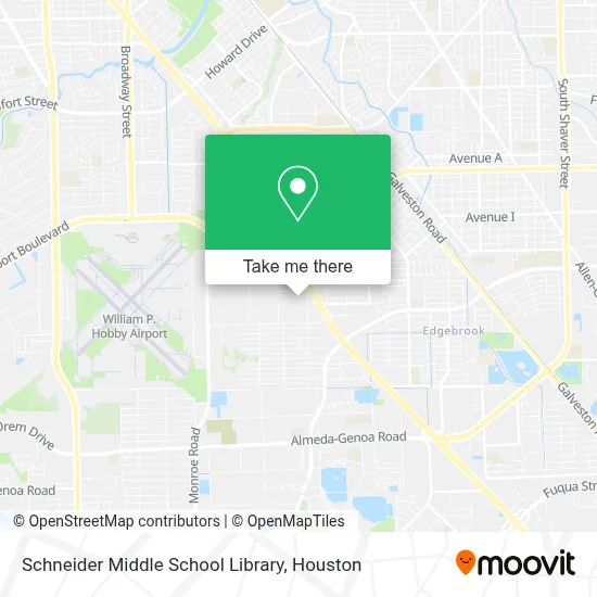 Schneider Middle School Library map