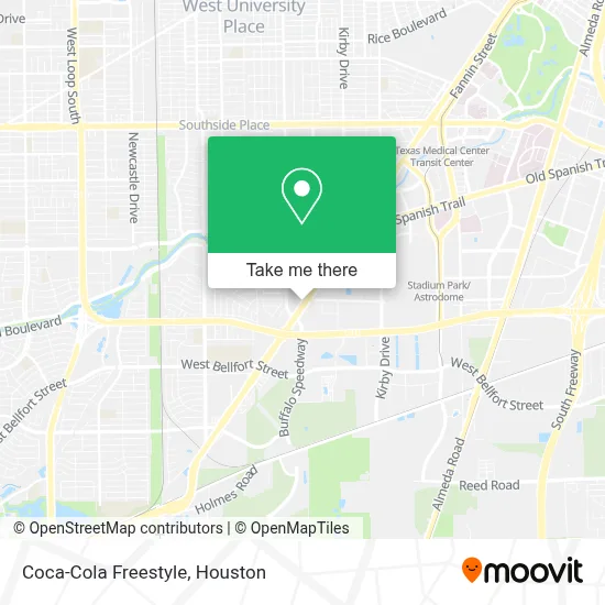 Coca-Cola Freestyle map
