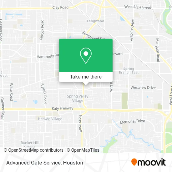 Advanced Gate Service map