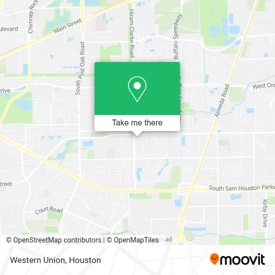 Western Union map