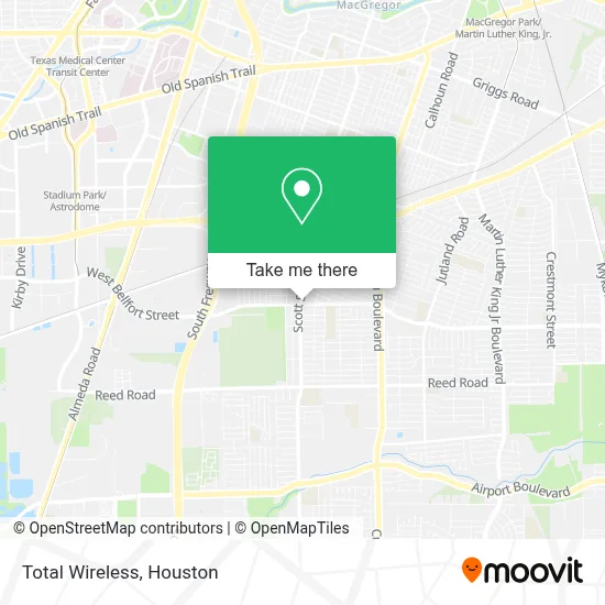 Total Wireless map