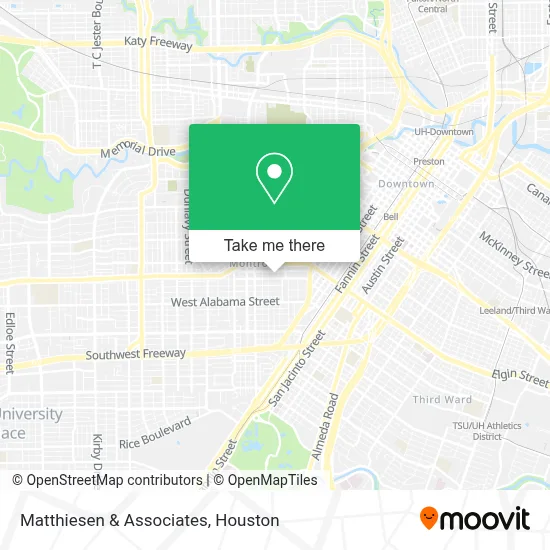 Matthiesen & Associates map