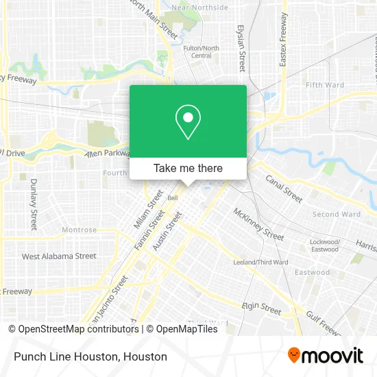 Punch Line Houston map