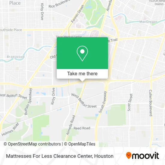 Mattresses For Less Clearance Center map