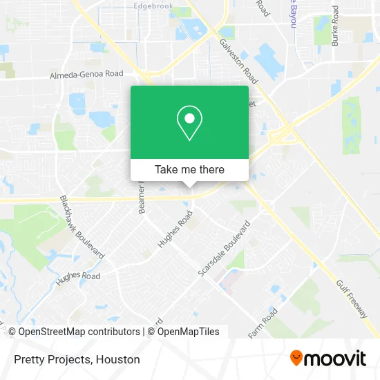 Pretty Projects map
