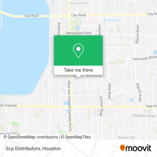 Scp Distributors map