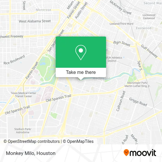 Monkey Milo map