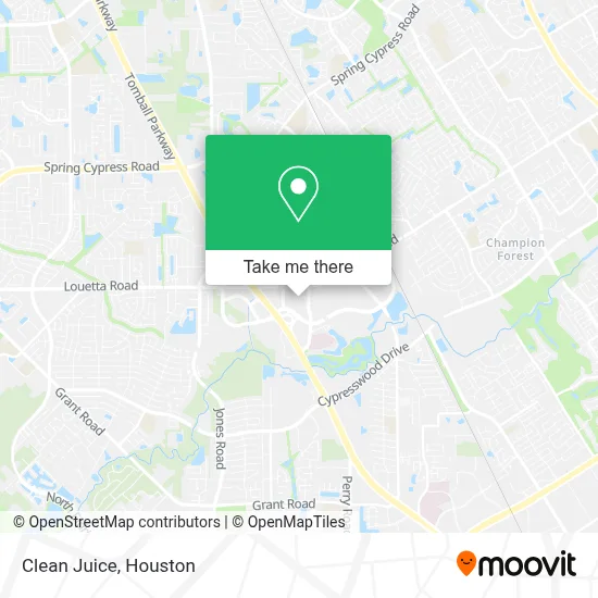 Clean Juice map