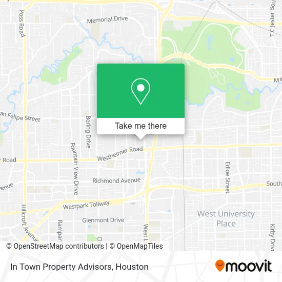 In Town Property Advisors map