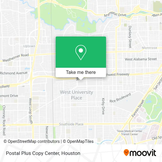Postal Plus Copy Center map