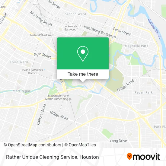 Rather Unique Cleaning Service map
