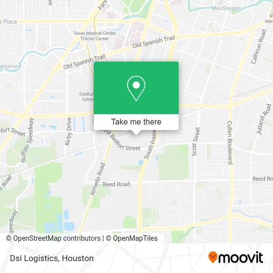 Dsi Logistics map