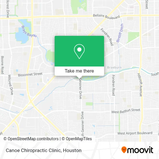 Canoe Chiropractic Clinic map