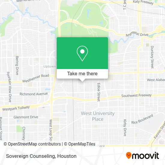 Sovereign Counseling map