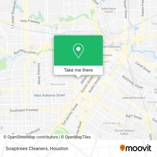 Soaptrees Cleaners map