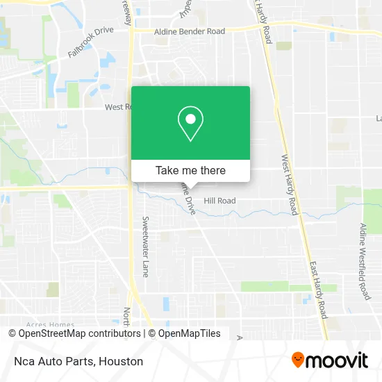 Nca Auto Parts map