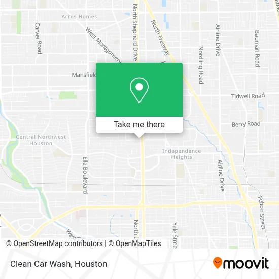 Clean Car Wash map