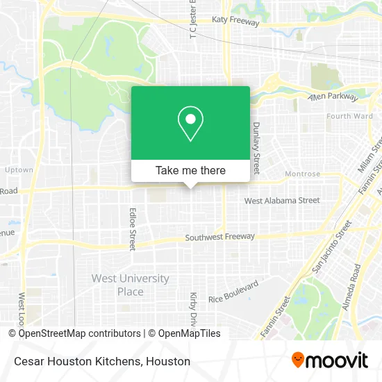 Cesar Houston Kitchens map