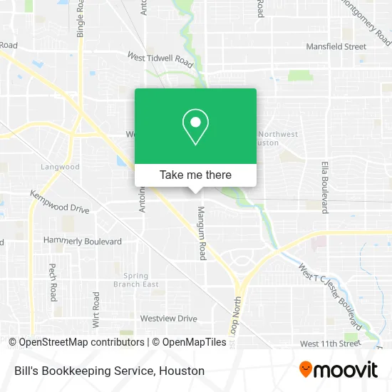 Bill's Bookkeeping Service map
