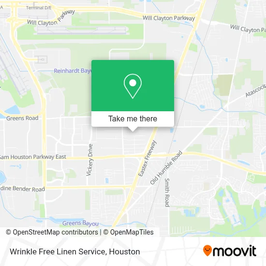 Wrinkle Free Linen Service map