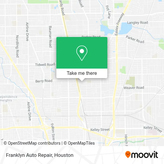 Franklyn Auto Repair map