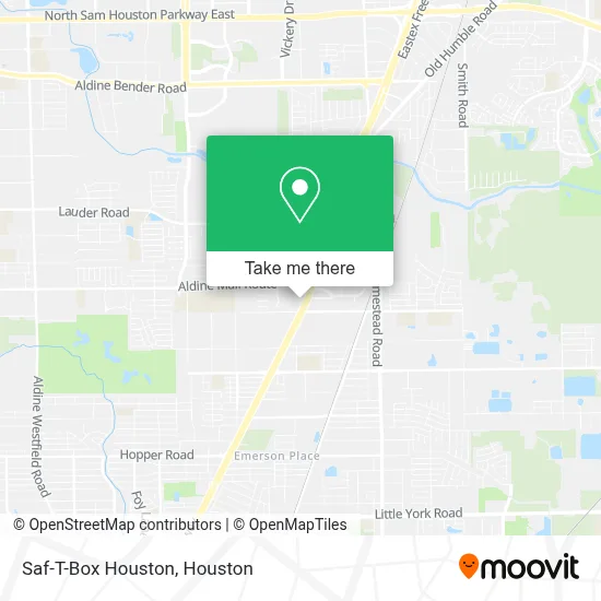 Saf-T-Box Houston map