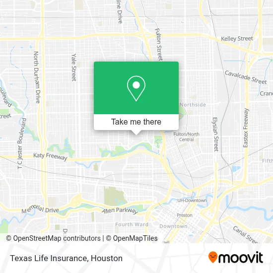 Texas Life Insurance map