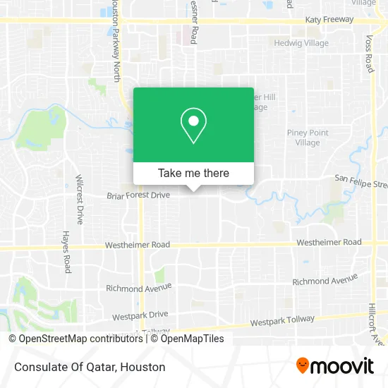 Consulate Of Qatar map