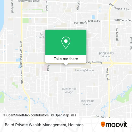 Baird Private Wealth Management map