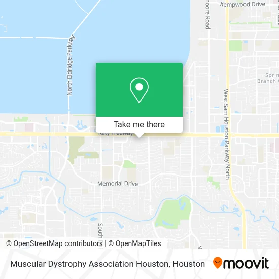 Muscular Dystrophy Association Houston map