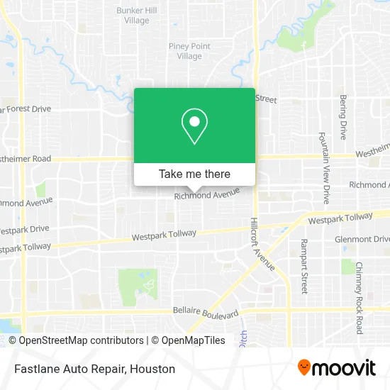 Fastlane Auto Repair map