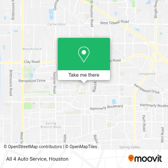 All 4 Auto Service map
