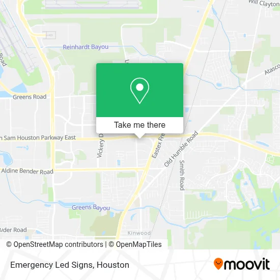 Emergency Led Signs map