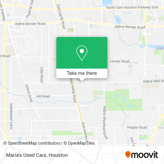 Maria's Used Cars map