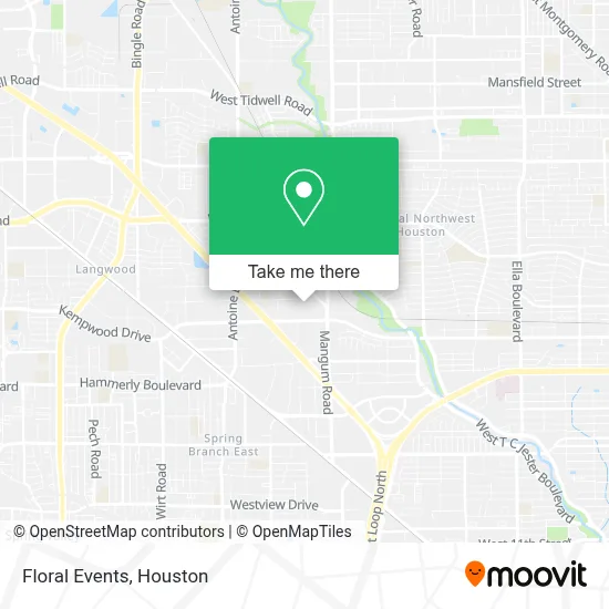 Floral Events map