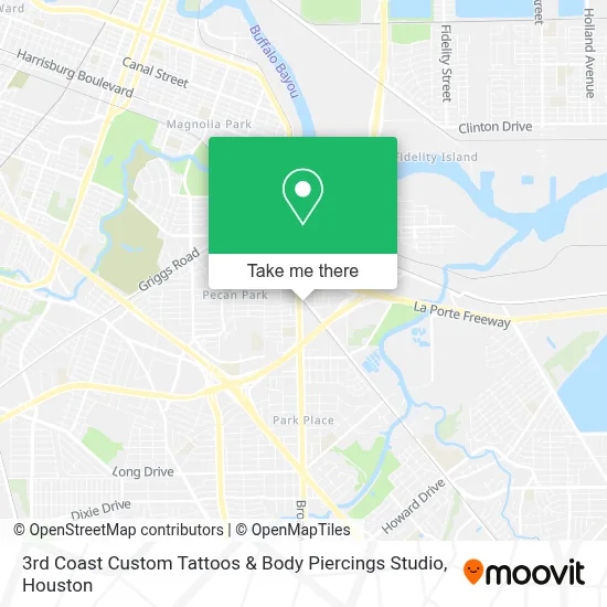3rd Coast Custom Tattoos & Body Piercings Studio map