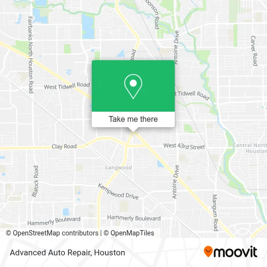 Advanced Auto Repair map