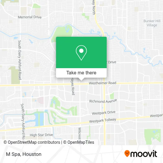 M Spa map