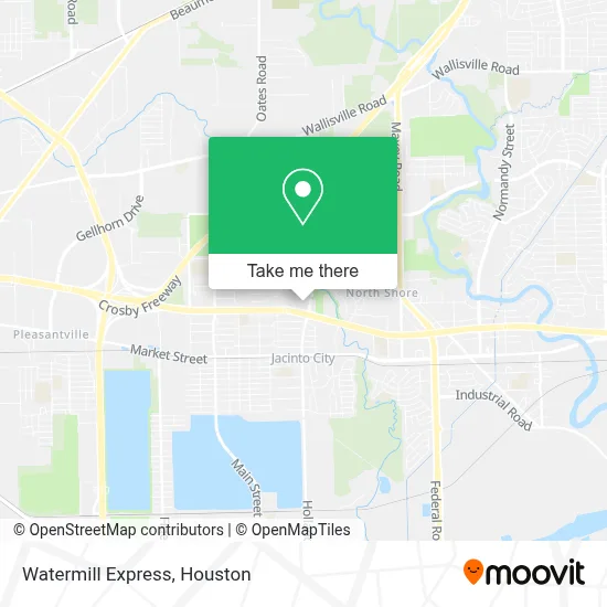 Watermill Express map
