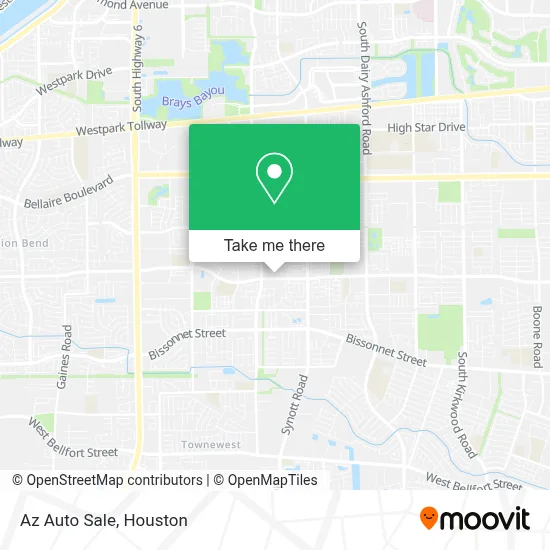 Az Auto Sale map