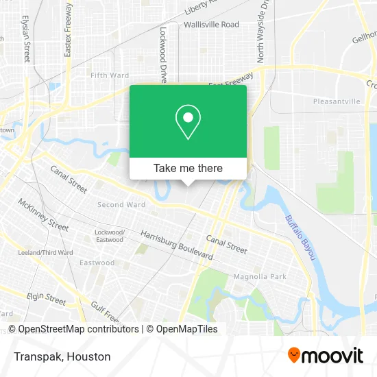 Transpak map