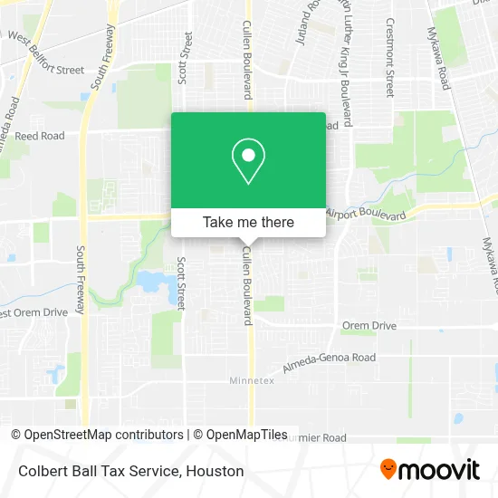 Colbert Ball Tax Service map