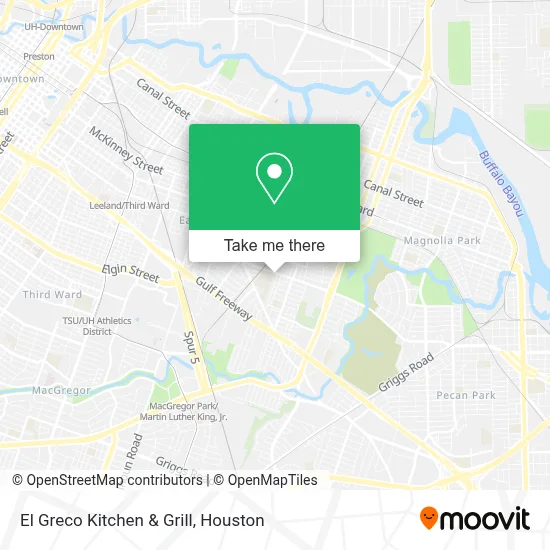 El Greco Kitchen & Grill map