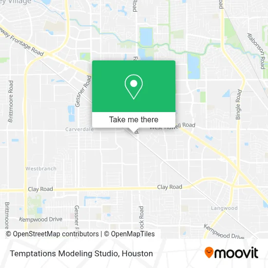 Temptations Modeling Studio map