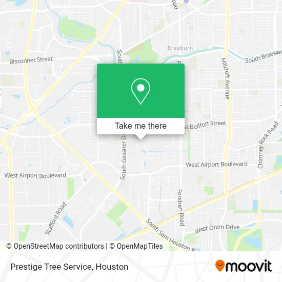 Prestige Tree Service map