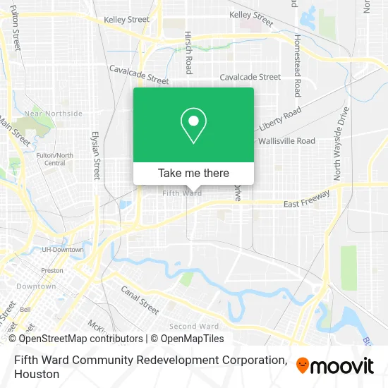 Fifth Ward Community Redevelopment Corporation map