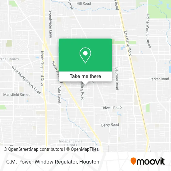 C.M. Power Window Regulator map