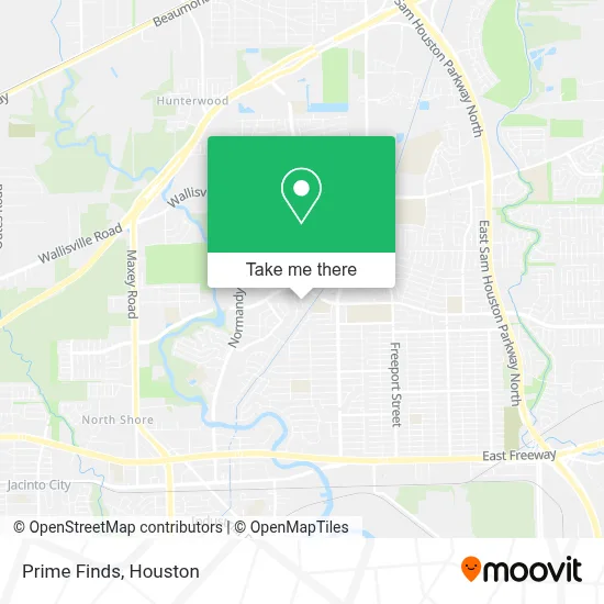 Prime Finds map
