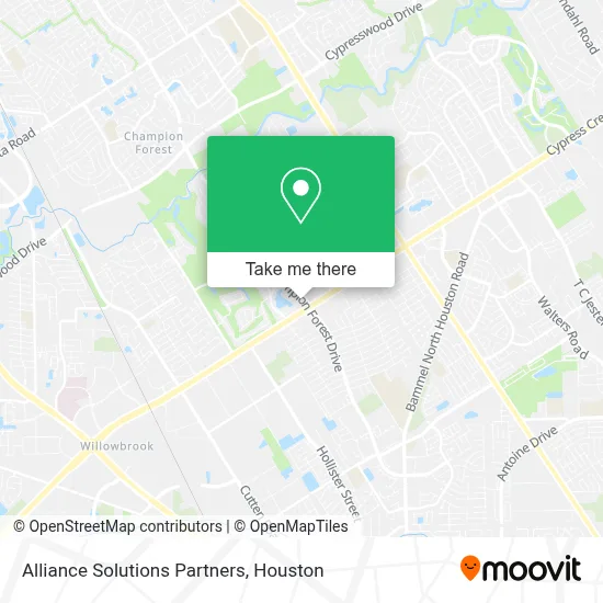 Alliance Solutions Partners map